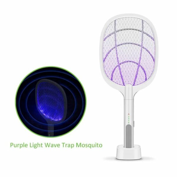 Raquette Anti-Moustique et Insectes Electrique Rechargeable par USB – Image 2