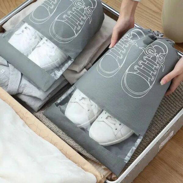 Lot de 5 Sacs de Rangement pour Chaussures – Image 2