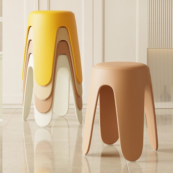 Tabouret Robuste Style Nordique – Empilable – Image 3